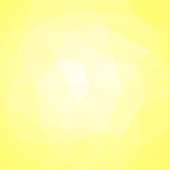 Fototapeta na wymiar Soft Yellow Abstract Low Poly Geometric Gradient Polygonal Background Vector Illustration