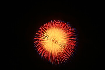 下手くそな花火の写真
