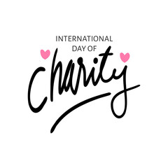 Doodle Design for celebrating International Day Of Charity, September 5th.