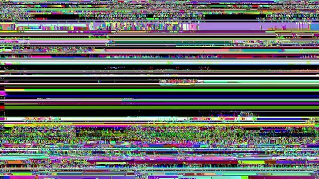 Glitch abstract backgrounds. Mobile device screen error. Digital pixel noise abstract design. Smartphone data decay wallpaper. Monitor technical problem. Video animated footage template tv card damage