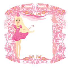 beautiful Fairy - Cute happy birthday card