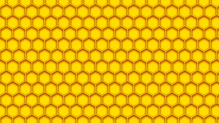 Honeycomb pattern, yellow and red, extra large pattern size, for the background