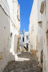Ostuni, Bari, Italy
August 2020, Ostuni is called the white city, people come to visit this old typical city of the Apulia region.