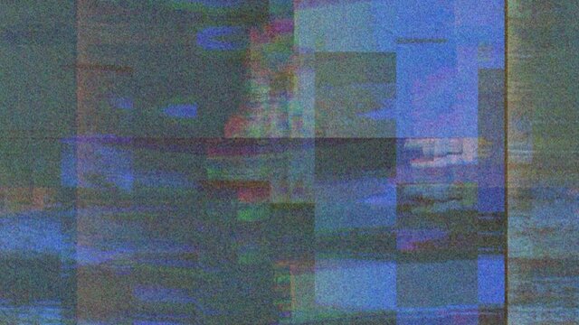 Retro  camera abstract backgrounds. Mobile device screen error. Digital pixel noise abstract design. Smartphone data decay wallpaper. Monitor technical problem. Video animated footage template tv card