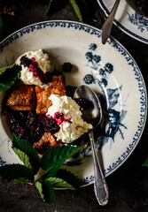  Blackberry lavender cobbler.style rustic
