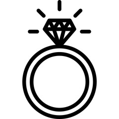 ring  outline icon