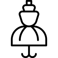 dress outline icon