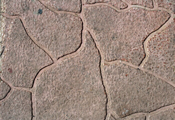 Dirty surface of paving slabs. Background.