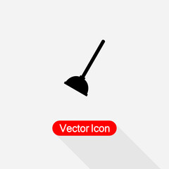 Plunger Icon Vector Illustration Eps10