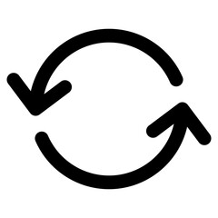 Refresh arrow line icon