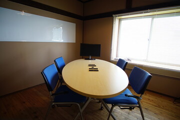 interior of meeting room in small office