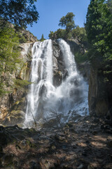grizzly falls in kings canyon national park, usa
