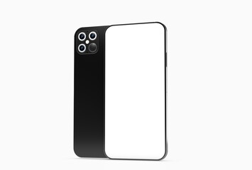 digital smartphone device mobile phone 3d isolated