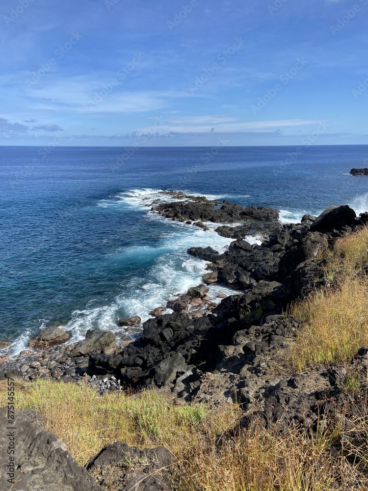 Poster Littoral volcanique de l'île de Pâques