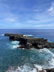 Littoral volcanique de l'île de Pâques	