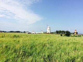 windmill with Sky in Korea