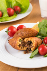 Lebanese Kibbeh, Stuffed Meatballs Food, Falafel, icli Kofte