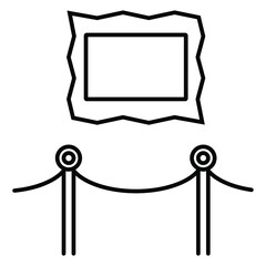 Art icon vector illustration photo