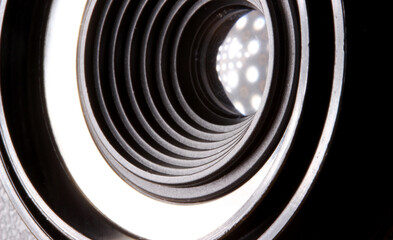 close-up old photo camera detail