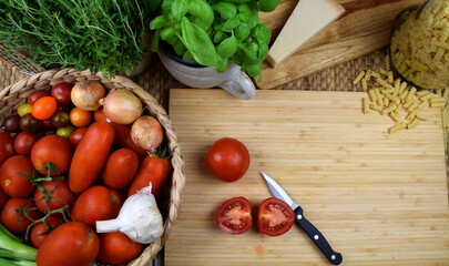 tomatoes and pasta - the perfect couple