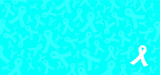 Mens psa prostate cancer. November. Blue ribbons background. Awareness month. World Cancer day. Medical blue ribbons logo. Men oncological disease support campaign, masculine health care. No shave.