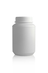 white medicine bottle