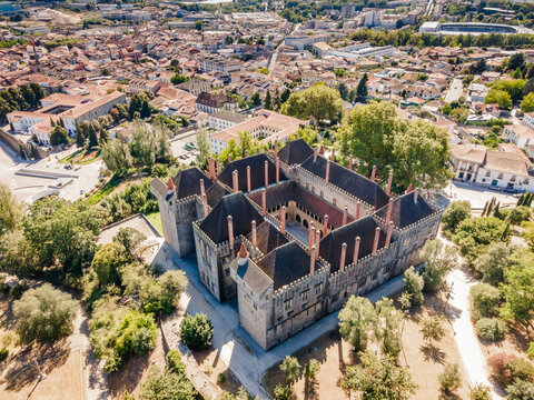Palace of dukes of Braganza in Guimaraes, Portugal