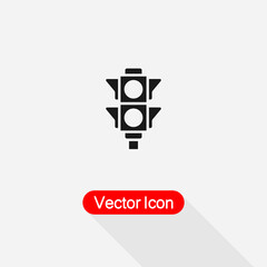 Traffic Light Icon Vector Illustration Eps10