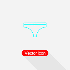 Underwear Icon Vector Illustration Eps10