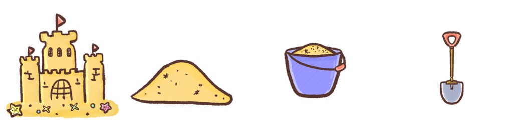 R:もっとメルヘンな海水浴 砂遊びセット