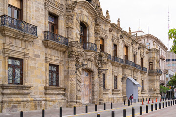 Fototapeta premium Palacio de Gobierno de Guadalajara en el Casco Histórico.