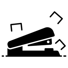 
Device for stapling, icon design of stapler 
