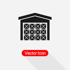 Warehouse Icon Vector Illustration Eps10