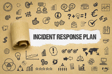 Incident Response Plan  - obrazy, fototapety, plakaty