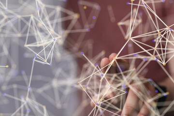 organization network team concept networking.