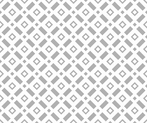 Abstract geometric pattern. A seamless vector background. White and gray ornament. Graphic modern pattern. Simple lattice graphic design.