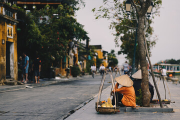 Street Scene in Hoi An Vietnam