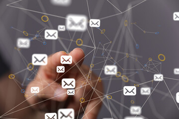 support communication contact concept service