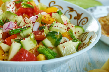 Israel  Pepper Tomato Salad