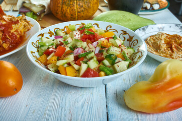 Israel  Pepper Tomato Salad
