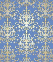 Paisley floral pattern , textile swatch , India	