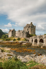 Fototapeta na wymiar Castle in the Scottish Highlands, Scotland