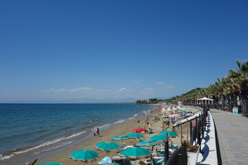 Agropoli beach on the Cilentan coast, Italy