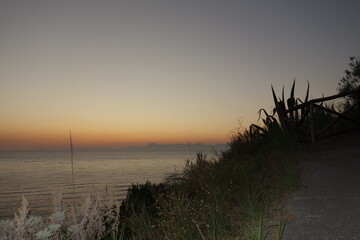 Agropoli beach on the Cilentan coast, Italy