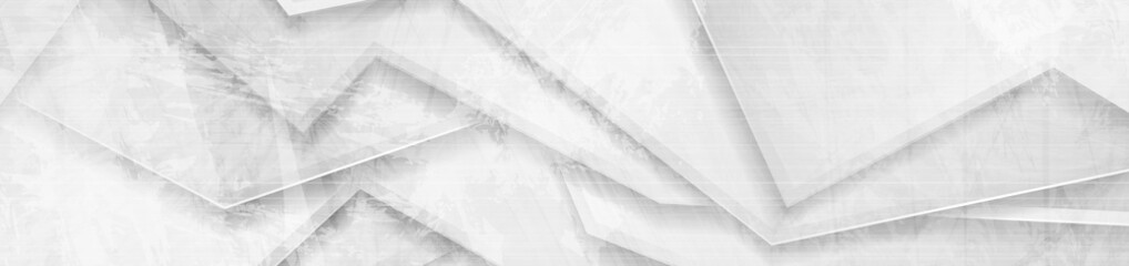 White grunge material abstract corporate background. Vintage vector banner