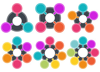 business info graphic template collection