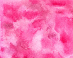 Watercolor texture pink abstract background 