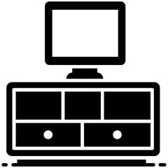 
Lcd rack icon in editable vector design
