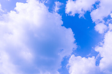 Obraz premium Pink Blue Sky