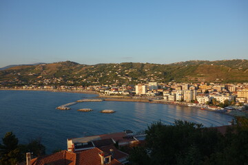 Agropoli beach on the Cilentan coast, Italy